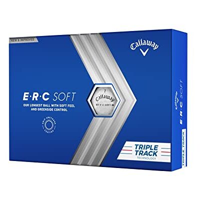 Callaway Boule de golf ERC Soft Triple Track blanche Callaway Boule de golf ERC Soft Triple Track blanche