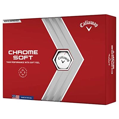 Callaway Balles de golf souples chromées 2022 Callaway Balles de golf souples chromées 2022