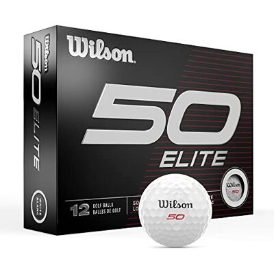 Wilson Fifty Elite Lot de 12 balles de Golf Wilson Fifty Elite Lot de 12 balles de Golf