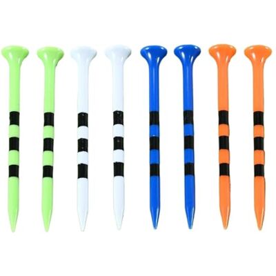BAYNOPURIN Tees De Golf 100 pièces 83mm Tees de Golf 3-1/4 "Support balles Longues incassable for la Pratique, Faible Friction et résistance BAYNOPURIN Tees De Golf 100 pièces 83mm Tees de Golf 3-1/4 "Support balles Longues incassable for la Pratique, Faible Friction et résistance