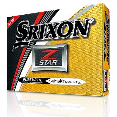 Srixon Lot de 12 balles de Golf Z-Star Srixon Lot de 12 balles de Golf Z-Star