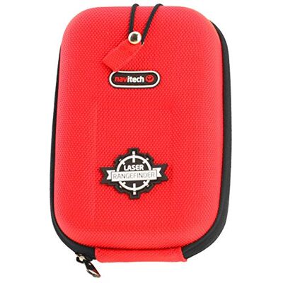 Navitech Étui rigide en EVA avec mousqueton pour télémètre numérique Amzdeal et télémètre AOFAR Rouge Navitech Étui rigide en EVA avec mousqueton pour télémètre numérique Amzdeal et télémètre AOFAR Rouge