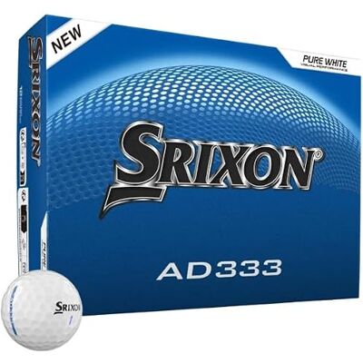 Srixon New AD333 2026 Lot de 12 balles de golf standard Srixon New AD333 2026 Lot de 12 balles de golf standard