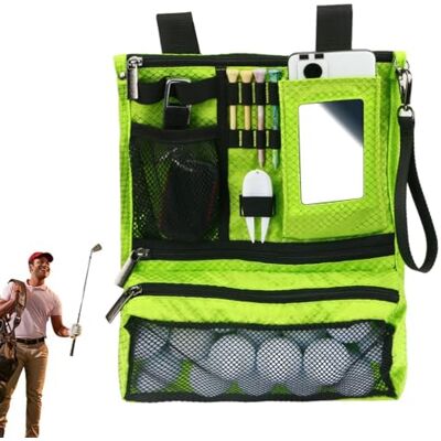 LearnLyrics Organiseur de golf – Sac de golf pliable, organiseur de sac de rangement pour balles de golf, sac de rangement pour marqueurs de balle, gants, téléphone portable, Vert, Refer to LearnLyrics Organiseur de golf – Sac de golf pliable, organiseur de sac de rangement pour balles de golf, sac de rangement pour marqueurs de balle, gants, téléphone portable, Vert, Refer to