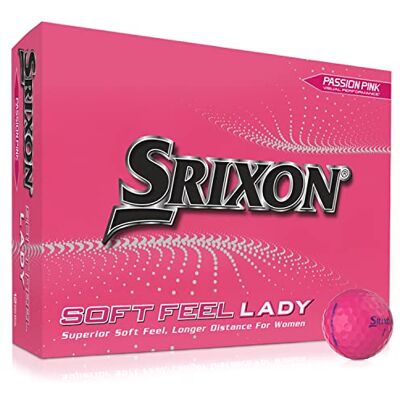 Srixon Soft Feel Lady 8 – Douzaine de balles de golf pour femme – Balles de golf distance et faible compression – Cadeaux de golf et accessoires de golf Srixon Soft Feel Lady 8 – Douzaine de balles de golf pour femme – Balles de golf distance et faible compression – Cadeaux de golf et accessoires de golf