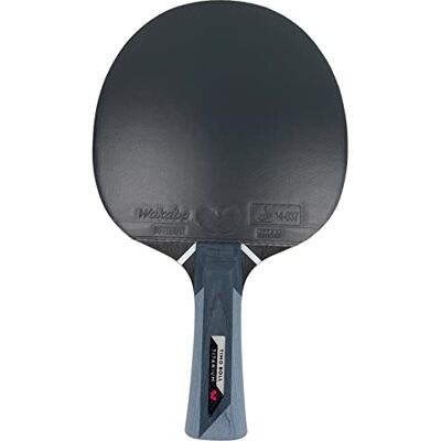 Butterfly ® Timo Boll Titanium Raquette de tennis de table Avec couche en carbone Revêtement Wakaba certifié ITTF Éponge de 2,0 mm Poignée concave Raquette de compétition TT Bat pour joueurs Butterfly ® Timo Boll Titanium Raquette de tennis de table Avec couche en carbone Revêtement Wakaba certifié ITTF Éponge de 2,0 mm Poignée concave Raquette de compétition TT Bat pour joueurs
