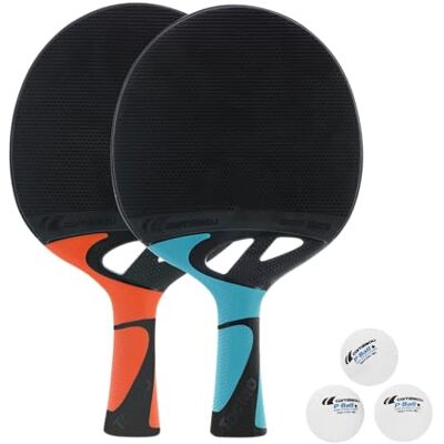 Cornilleau Pack de 2X Raquettes de ping-Pong d'extérieur Ultra résistante Tacteo Pack Duo Cornilleau Pack de 2X Raquettes de ping-Pong d'extérieur Ultra résistante Tacteo Pack Duo