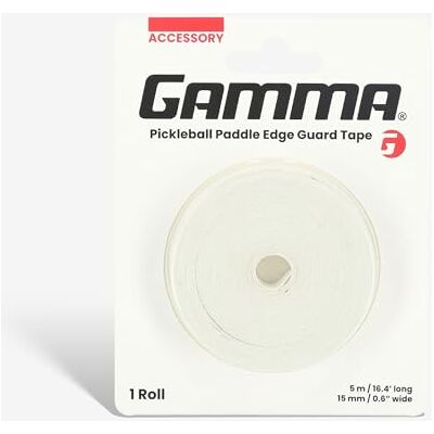 Gamma Bande de protection de bord pour raquette de pickleball – Blanc Gamma Bande de protection de bord pour raquette de pickleball – Blanc