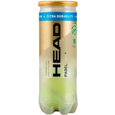 HEAD Balles de Padel Padel Pro S+ Balle de Tournoi avec Plus de durabilité HEAD Balles de Padel Padel Pro S+ Balle de Tournoi avec Plus de durabilité