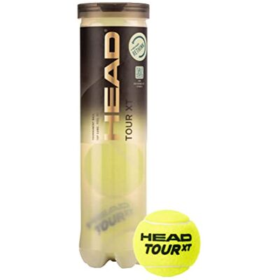 HEAD Ballons de tennis Tour XT (4-can) HEAD Ballons de tennis Tour XT (4-can)