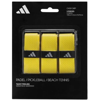 adidas Padel OV Set Overgrip Taille Unique Mixte Adulte, Jaune, Taille Unique adidas Padel OV Set Overgrip Taille Unique Mixte Adulte, Jaune, Taille Unique