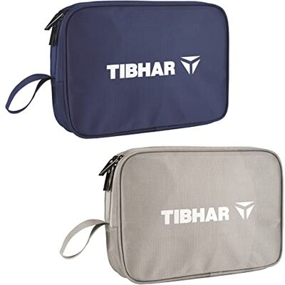 Tibhar Housse de tennis de table Hong Kong Pour jusqu'à 4 raquettes Rectangulaire Bleu marine 31 x 21 x 8,5 cm Tibhar Housse de tennis de table Hong Kong Pour jusqu'à 4 raquettes Rectangulaire Bleu marine 31 x 21 x 8,5 cm