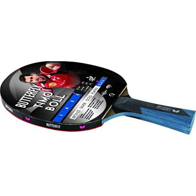 Butterfly ® Timo Boll Black Raquette de tennis de table Raquette de tennis de table Bat TT professionnelle pour joueurs techniquement avancés Revêtement Wakaba certifié ITTF Forme anatomique Butterfly ® Timo Boll Black Raquette de tennis de table Raquette de tennis de table Bat TT professionnelle pour joueurs techniquement avancés Revêtement Wakaba certifié ITTF Forme anatomique