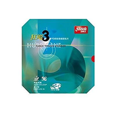 Tibhar DHS Hurricane Neo 3 Caoutchouc de tennis de table Tibhar DHS Hurricane Neo 3 Caoutchouc de tennis de table