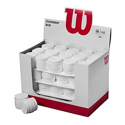 Wilson Pro Overgrip – Lot de 60, blanc Wilson Pro Overgrip – Lot de 60, blanc