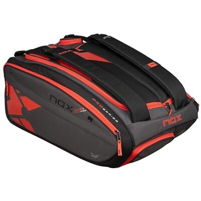 NOX At10 Bpat10xxl24 Sac de padel XXL Noir/rouge NOX At10 Bpat10xxl24 Sac de padel XXL Noir/rouge