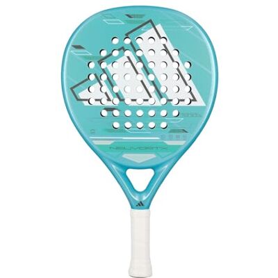 adidas Neuvortx Raquette de padel ronde à équilibre moyen avec inclinaison à la tête, équilibre entre contrôle et puissance, technologie Spin Blade, point doux dans la zone centrale Bleu 345-360 g adidas Neuvortx Raquette de padel ronde à équilibre moyen avec inclinaison à la tête, équilibre entre contrôle et puissance, technologie Spin Blade, point doux dans la zone centrale Bleu 345-360 g