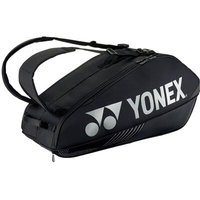 YONEX Racketbag Pro 92426 Lot de 6 sacs de badminton et de tennis Noir Modèle 2024 YONEX Racketbag Pro 92426 Lot de 6 sacs de badminton et de tennis Noir Modèle 2024