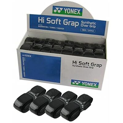 YONEX Hi-Soft GRAP Over Grip 24 Box (Black) YONEX Hi-Soft GRAP Over Grip 24 Box (Black)