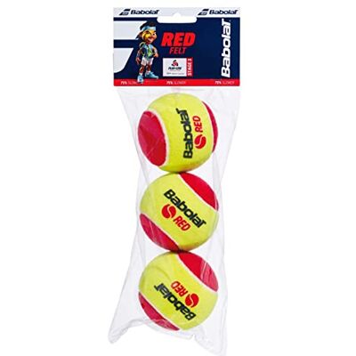 Babolat Lot de 3 balles unisexes pour enfants Babolat Lot de 3 balles unisexes pour enfants