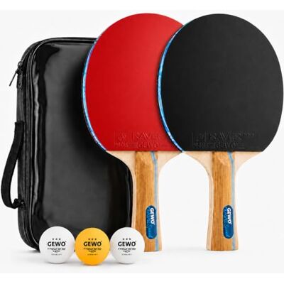 Ensemble de Tennis de Table GEWO Rave Speed - Débutants/Intermédiaires Ensemble de Tennis de Table GEWO Rave Speed - Débutants/Intermédiaires