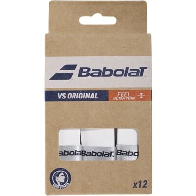 Babolat , Grip pour Raquettes Toucher Sec, N'augmente Pas la Taille du Manche de la Raquette Babolat , Grip pour Raquettes Toucher Sec, N'augmente Pas la Taille du Manche de la Raquette