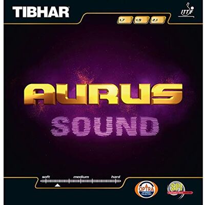 Tibhar Aurus Sound Revêtement en caoutchouc pour table de ping pong Tibhar Aurus Sound Revêtement en caoutchouc pour table de ping pong