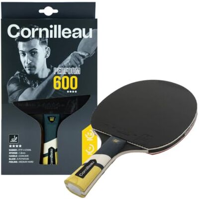Cornilleau Perform 600 Raquette de ping Pong d'intérieur pour Jouer en Club All/Off revêtement ITTF 4 étoiles Cornilleau Perform 600 Raquette de ping Pong d'intérieur pour Jouer en Club All/Off revêtement ITTF 4 étoiles