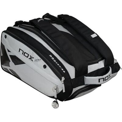 NOX Sac pour raquette AT10 Competition XL Compact Gris/Noir NOX Sac pour raquette AT10 Competition XL Compact Gris/Noir