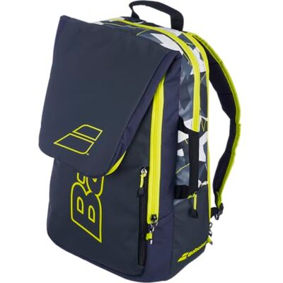 Babolat Pure Aero Sac à dos de tennis Gris/jaune (720) Taille unique, gris Babolat Pure Aero Sac à dos de tennis Gris/jaune (720) Taille unique, gris