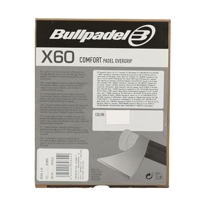 Bullpadel Box 60 Surgrips Comfort GB1606 Blanc Bullpadel Box 60 Surgrips Comfort GB1606 Blanc
