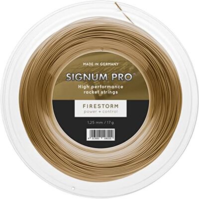 Signum Pro Firestorm Bobine Cordage de Tennis Or Signum Pro Firestorm Bobine Cordage de Tennis Or