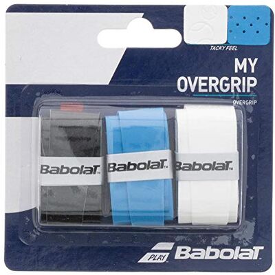 Babolat , Tennis OverGrip X3 ultra absorbant, blanc Babolat , Tennis OverGrip X3 ultra absorbant, blanc