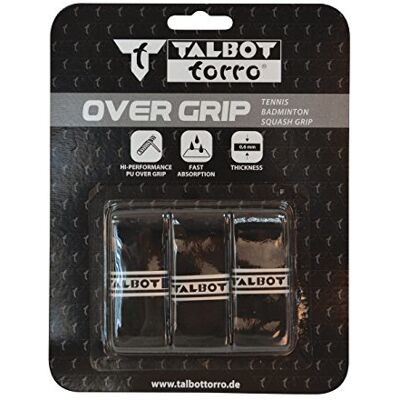 Talbot Torro Overgrip Tape - Ruban de surgrip pour badminton, squash, tennis Talbot Torro Overgrip Tape - Ruban de surgrip pour badminton, squash, tennis