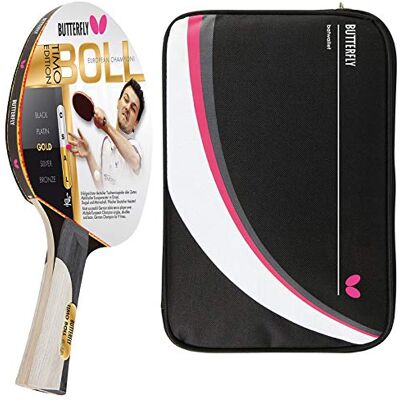 Butterfly ® Timo Boll Gold 85020 Raquette de tennis de table Raquette de tennis de table Bat TT Hobby & loisirs Raquette d'entraînement pour joueurs de qualité Revêtement Pan Asia certifié ITTF Butterfly ® Timo Boll Gold 85020 Raquette de tennis de table Raquette de tennis de table Bat TT Hobby & loisirs Raquette d'entraînement pour joueurs de qualité Revêtement Pan Asia certifié ITTF
