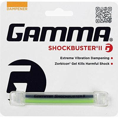 Gamma Shockbuster II Amortisseur de vibrations pour raquette de tennis, gel Zorbicon avancé pour une réduction maximale des vibrations Gamma Shockbuster II Amortisseur de vibrations pour raquette de tennis, gel Zorbicon avancé pour une réduction maximale des vibrations