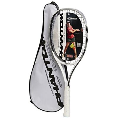 Speedminton Racket Phantom Raquette de Squash Blanc/Noir/argenté Taille Unique 400328 Speedminton Racket Phantom Raquette de Squash Blanc/Noir/argenté Taille Unique 400328