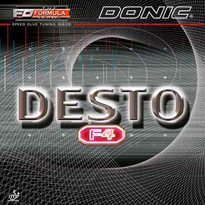 Donic Caoutchouc de raquette de tennis de table Desto F4 Donic Caoutchouc de raquette de tennis de table Desto F4