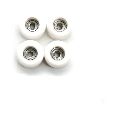 Xinglongs Lot de 32 roues de skateboard professionnelles en polyuréthane et uréthane, accessoires de planche à roulettes CNC (4 pièces, blanc) Xinglongs Lot de 32 roues de skateboard professionnelles en polyuréthane et uréthane, accessoires de planche à roulettes CNC (4 pièces, blanc)