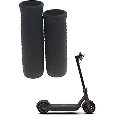 Fututech Housse de Guidon pour Segway Ninebot Max G30 Couvercle de Poignée en Silicone Trottinette Etui de Protection Pièces de Rechange Accessoires Scooter Electrique (Noir) Fututech Housse de Guidon pour Segway Ninebot Max G30 Couvercle de Poignée en Silicone Trottinette Etui de Protection Pièces de Rechange Accessoires Scooter Electrique (Noir)