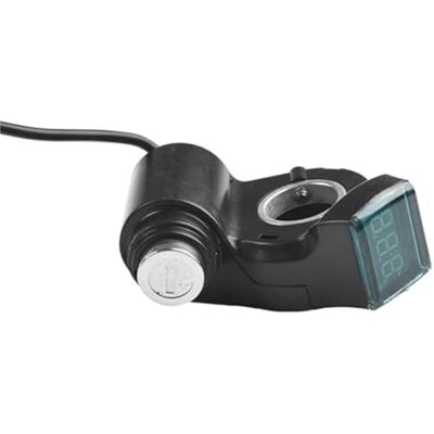 Szwaldaper Interrupteur d'alimentation for trottinette électrique avec voltmètre et clé de contact, for Kugoo, accessoire for vélo électrique Pro, noir 91 x 69 mm Antivol pour scooter Szwaldaper Interrupteur d'alimentation for trottinette électrique avec voltmètre et clé de contact, for Kugoo, accessoire for vélo électrique Pro, noir 91 x 69 mm Antivol pour scooter
