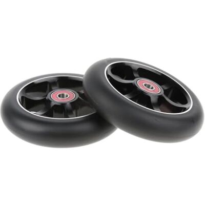 drburpily Roues de rechange essentielles pour trottinette, avec roulements ABEC-9 et diamètre de 110 mm. Noyau en alliage d'aluminium 6063T6 et polyuréthane haute résistance drburpily Roues de rechange essentielles pour trottinette, avec roulements ABEC-9 et diamètre de 110 mm. Noyau en alliage d'aluminium 6063T6 et polyuréthane haute résistance