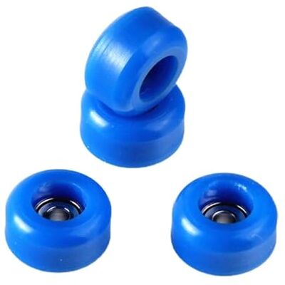 Xinglongs Lot de 5 roues de skateboard professionnelles en uréthane pour touche en bois (bleu) Xinglongs Lot de 5 roues de skateboard professionnelles en uréthane pour touche en bois (bleu)