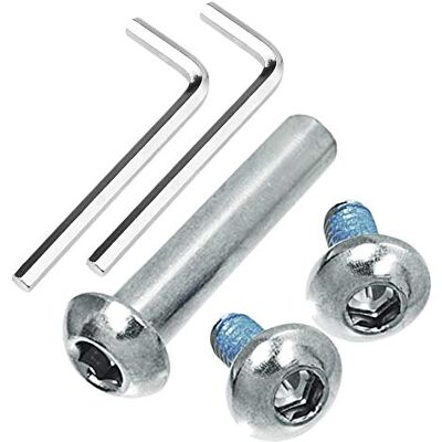 OTFAITP Vis de rechange M8 x 38 mm pour trottinette enfant à 2-3-4 roues Micro pliable Pour réparation d'essieux OTFAITP Vis de rechange M8 x 38 mm pour trottinette enfant à 2-3-4 roues Micro pliable Pour réparation d'essieux