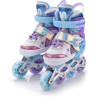 meteor Rollers en ligne Patins à roues Inline Skates Réglables Pour Enfants Filles et Garçons Roues Lumineuses meteor Rollers en ligne Patins à roues Inline Skates Réglables Pour Enfants Filles et Garçons Roues Lumineuses