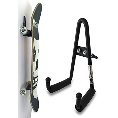 SkateHoarding Grab & Go Skateboard Longboard Wall Hanger Storage Mount Rack SkateHoarding Grab & Go Skateboard Longboard Wall Hanger Storage Mount Rack