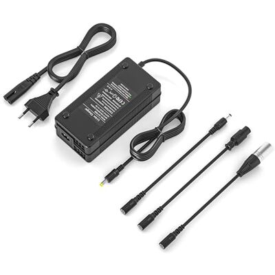 NATNO 54.6V 2A Chargeur Trottinette Electrique pour Kugoo M4/M4 Pro, Chargeur Hoverboard 48V Trottinette Batterie avec 3 Connecteurs pour Gotrax G2 G3 G4, Evercross H5, Hitway H5, UrbanGlide E-Cross Pro NATNO 54.6V 2A Chargeur Trottinette Electrique pour Kugoo M4/M4 Pro, Chargeur Hoverboard 48V Trottinette Batterie avec 3 Connecteurs pour Gotrax G2 G3 G4, Evercross H5, Hitway H5, UrbanGlide E-Cross Pro