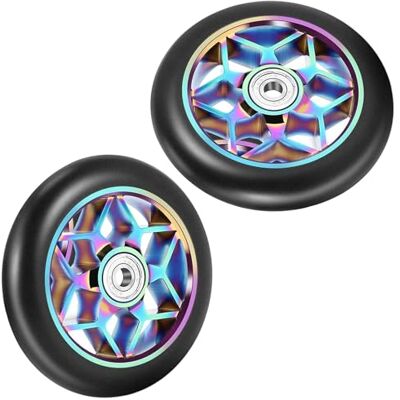 Uqezagpa Lot de 2 roulements de roue à paillettes pour adultes et enfants Accessoires d'extérieur durables Uqezagpa Lot de 2 roulements de roue à paillettes pour adultes et enfants Accessoires d'extérieur durables
