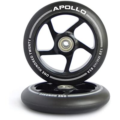 Apollo Stunt Kit de roues de rechange Pro Wheels Roulements ABEC9 Roues de rechange pour trottinette freestyle Apollo Stunt Kit de roues de rechange Pro Wheels Roulements ABEC9 Roues de rechange pour trottinette freestyle