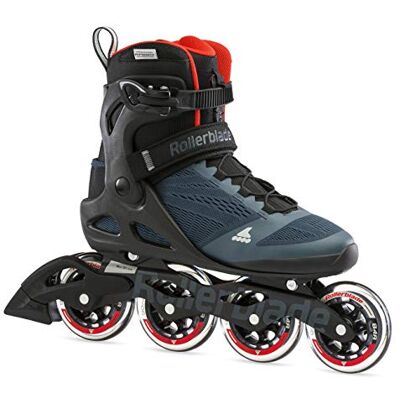 Rollerblade Macroblade 90 Rollers en ligne pour homme, bleu orienton, orange, 275 Rollerblade Macroblade 90 Rollers en ligne pour homme, bleu orienton, orange, 275